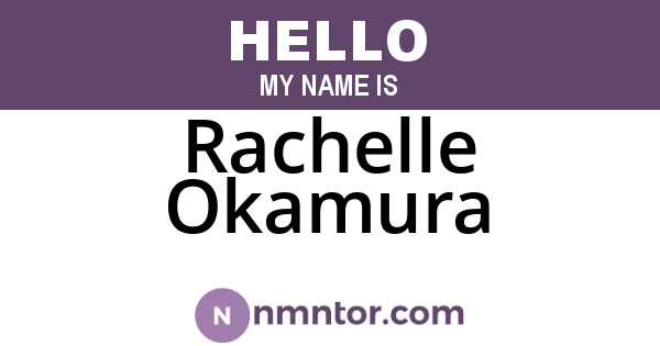 Rachelle Okamura