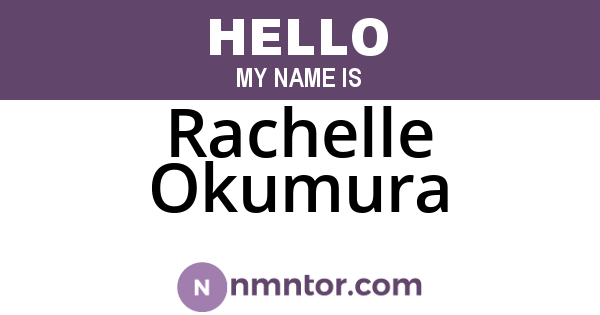 Rachelle Okumura