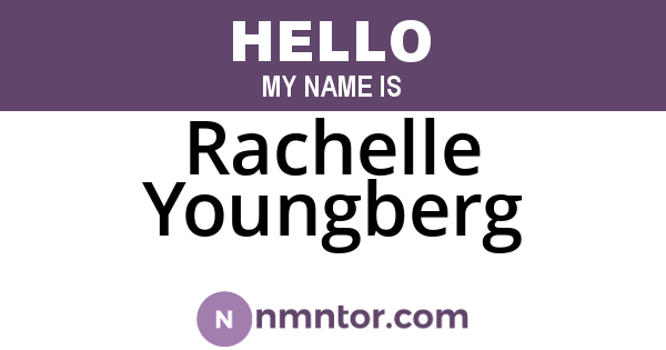 Rachelle Youngberg