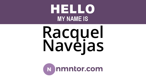 Racquel Navejas