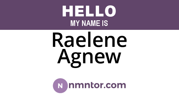Raelene Agnew