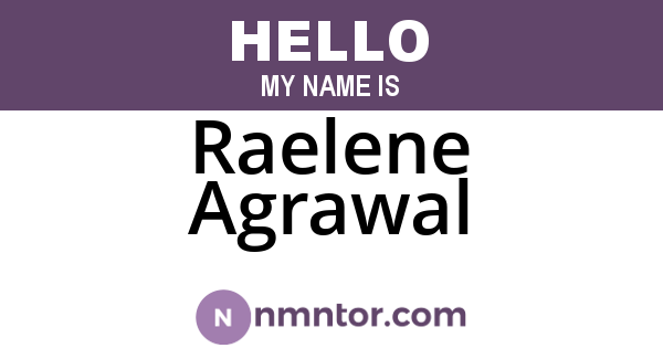 Raelene Agrawal