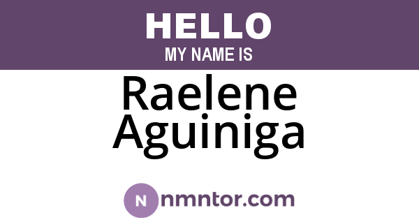 Raelene Aguiniga
