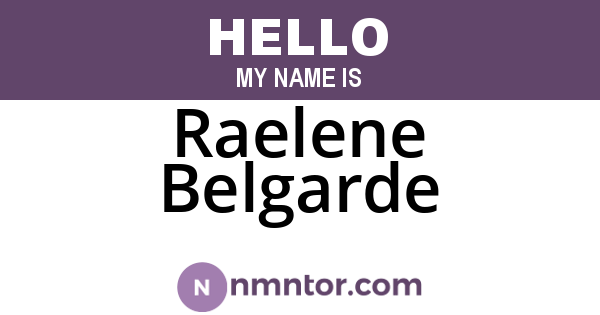Raelene Belgarde