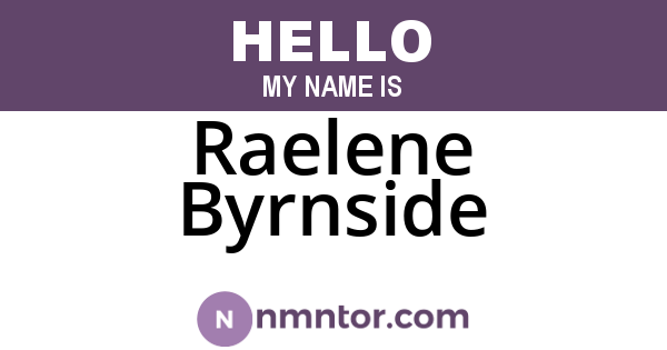 Raelene Byrnside