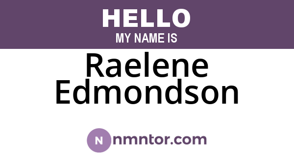 Raelene Edmondson