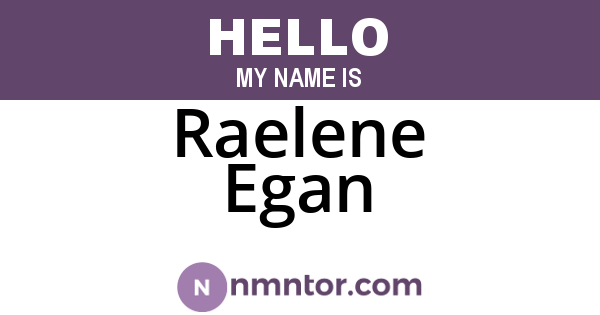 Raelene Egan