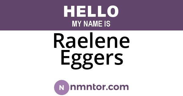 Raelene Eggers