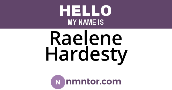 Raelene Hardesty