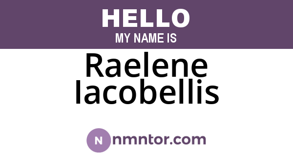 Raelene Iacobellis