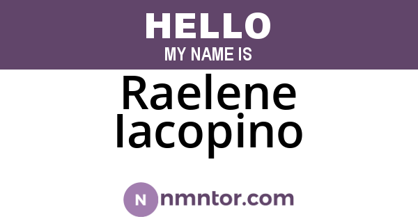 Raelene Iacopino