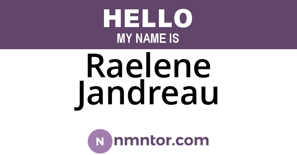 Raelene Jandreau
