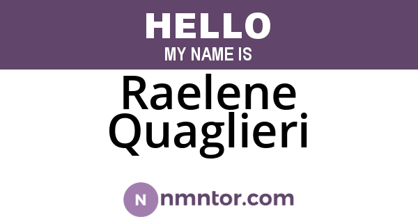Raelene Quaglieri