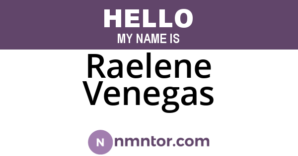 Raelene Venegas