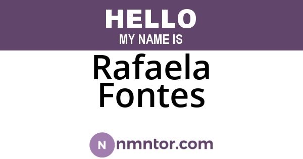Rafaela Fontes