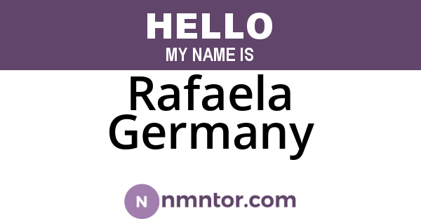 Rafaela Germany
