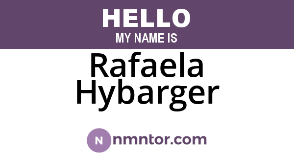 Rafaela Hybarger