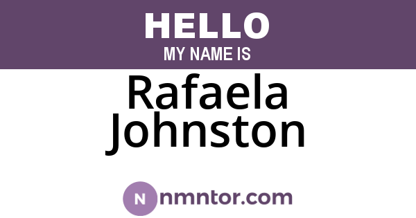 Rafaela Johnston