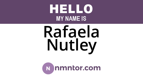 Rafaela Nutley