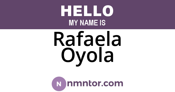 Rafaela Oyola
