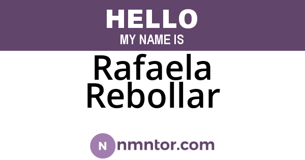 Rafaela Rebollar
