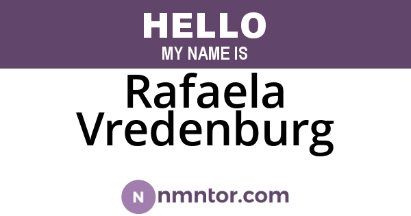 Rafaela Vredenburg