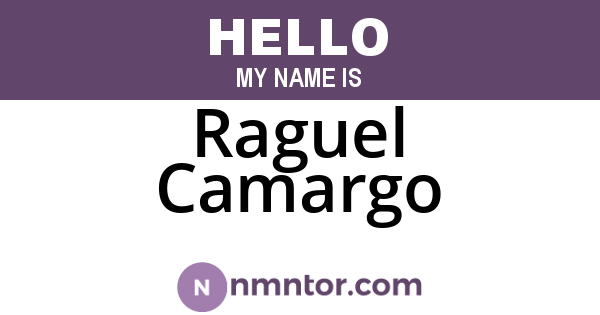 Raguel Camargo