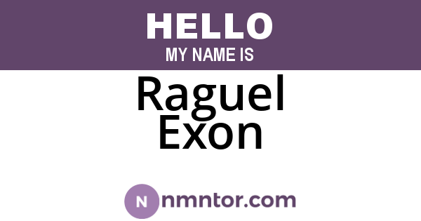 Raguel Exon