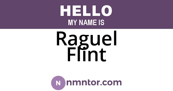 Raguel Flint