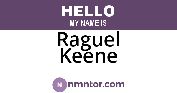 Raguel Keene