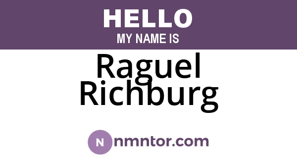 Raguel Richburg