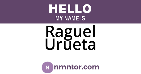Raguel Urueta