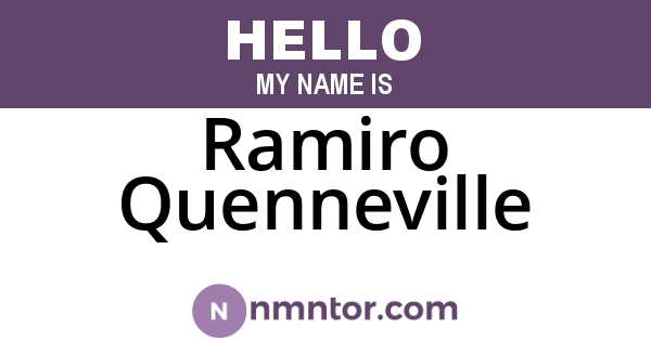 Ramiro Quenneville