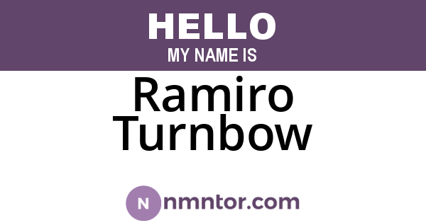 Ramiro Turnbow