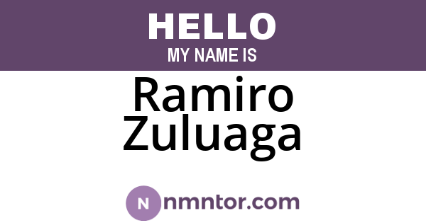 Ramiro Zuluaga