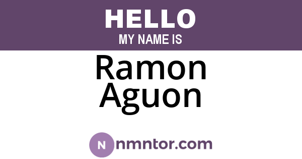 Ramon Aguon