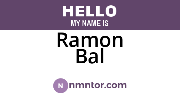 Ramon Bal