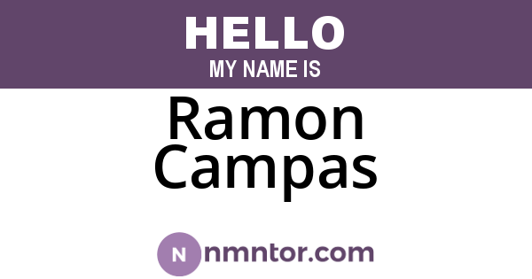 Ramon Campas