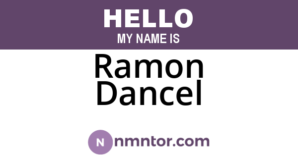 Ramon Dancel