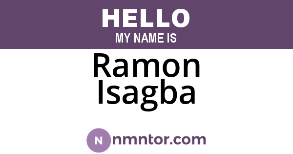 Ramon Isagba