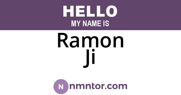 Ramon Ji