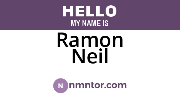 Ramon Neil