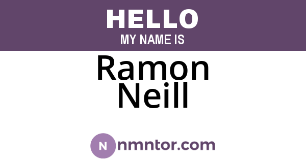 Ramon Neill