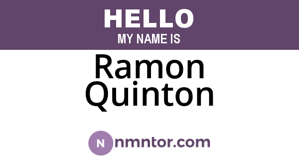 Ramon Quinton