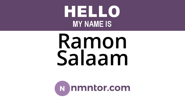 Ramon Salaam
