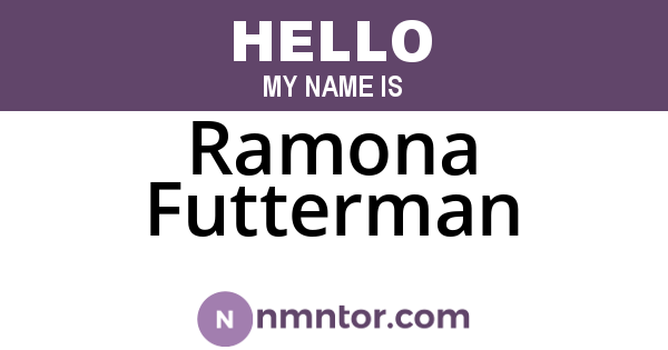 Ramona Futterman