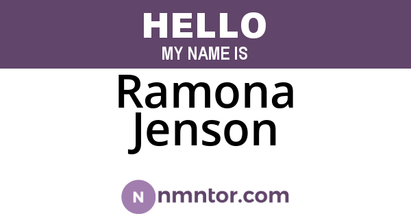 Ramona Jenson