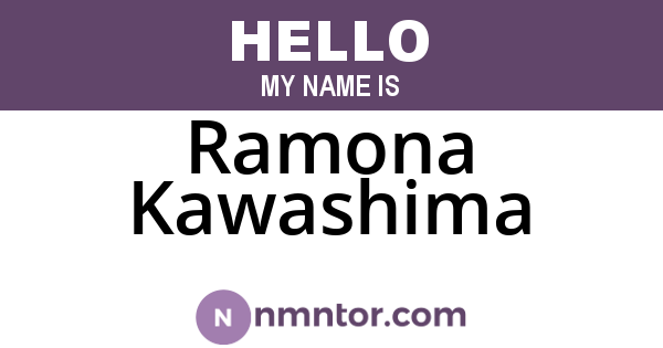 Ramona Kawashima