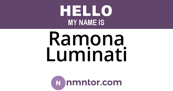 Ramona Luminati