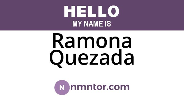 Ramona Quezada